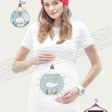 لباس بارداری طرح ماهی