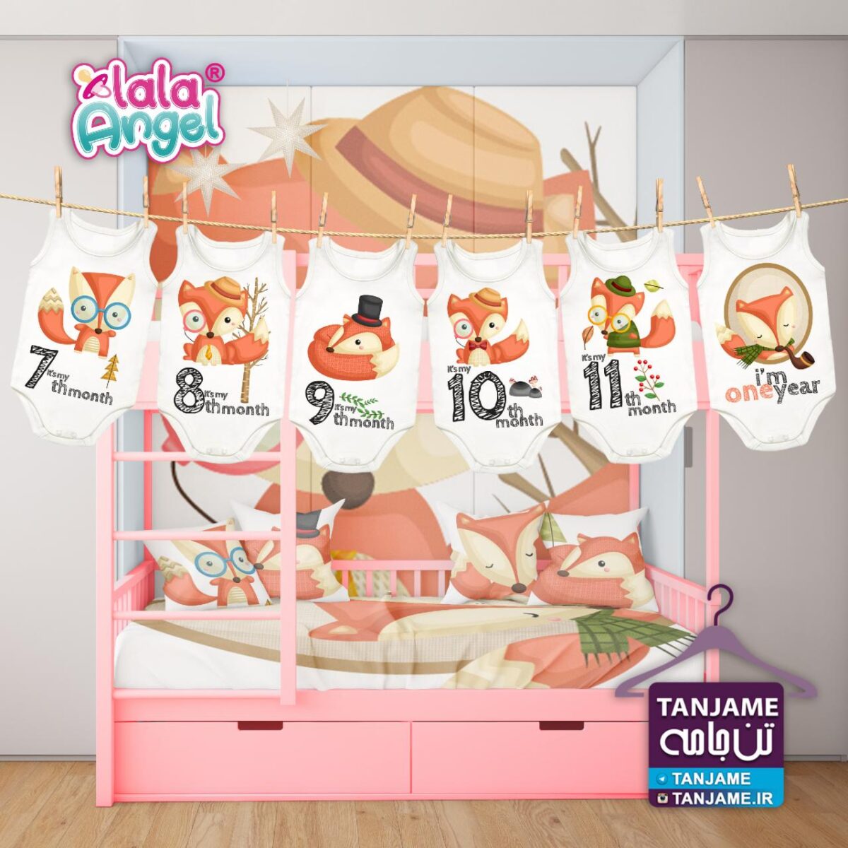 پک #لباس_ماهگرد_نوزاد زیر دکمه حلقه ای طرح #روباه #FOX کد: #fox code 220 12 عدد بادی ?? از سایز 0 تا 12 ماه ثابت پس از شستشو با دمای 60 درجه به بالا ? برای ثبت سفارش این محصول لینک زیر را کلیک نمایید: http://tanjame.com/product/لباس-ماه-گرد-نوزاد-طرح-روباه/ سفارش @infotanjame instagram.com/tanjame.ir اینستاگرام ?