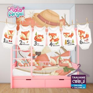 پک #لباس_ماهگرد_نوزاد زیر دکمه حلقه ای طرح #روباه #FOX کد: #fox code 220 12 عدد بادی ?? از سایز 0 تا 12 ماه ثابت پس از شستشو با دمای 60 درجه به بالا ? برای ثبت سفارش این محصول لینک زیر را کلیک نمایید: https://tanjame.com/product/لباس-ماه-گرد-نوزاد-طرح-روباه/ سفارش @infotanjame instagram.com/tanjame.ir اینستاگرام ?