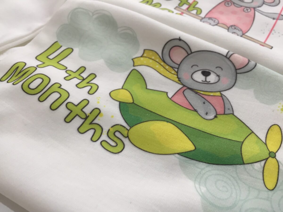 لباس ماهگرد نوزاد طرح خرسی - Image 12