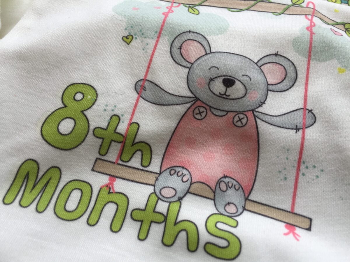 لباس ماهگرد نوزاد طرح خرسی - Image 10