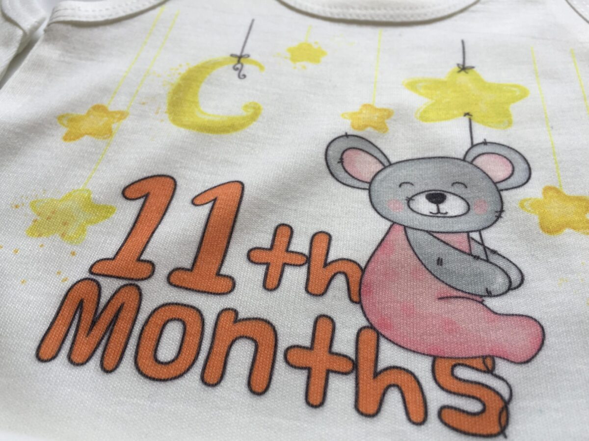 لباس ماهگرد نوزاد طرح خرسی - Image 8