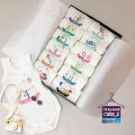 لباس ماهگرد نوزاد طرح حیوانات