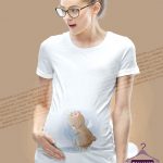 لباس بارداری طرح خرس فرشته