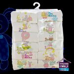 لباس ماهگرد نوزاد طرح خرسی