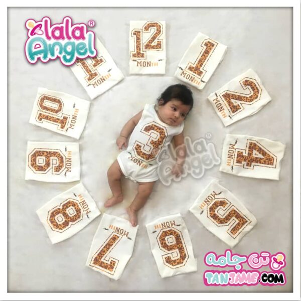 بادی رکابی نوزاد دخترانه نخ پنبه خنک