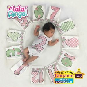 بادی نوزاد رکابی مدل گل