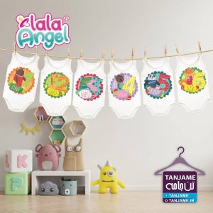 بادی نوزاد مدل حیوانات جنگل مجموعه 12 عددی