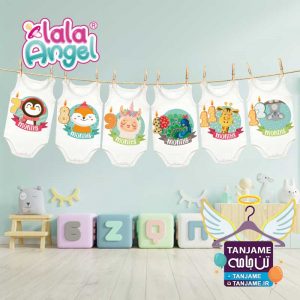 لباس ماهگرد ظرح حیوانات لالا انجل تن جامه کد 1112