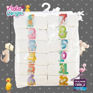 پک #لباس_ماهگرد_نوزاد زیر دکمه حلقه ای طرح #اعداد_تپل #BOLDNUMBERS کد:275 12 عدد بادی ?? از سایز 0 تا 12 ماه ثابت پس از شستشو با دمای 60 درجه به بالا ? برای ثبت سفارش این محصول لینک زیر را کلیک نمایید: https://tanjame.com/product/لباس-ماه-گرد-طرح-صبحانه/ سفارش @infotanjame instagram.com/tanjamedotcom اینستاگرام ? instagram.com/tanjame.ir اینستاگرام ?