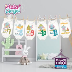 با خرید این پک لباس ماهگرد نوزاد میتوانید در منزل یکسال اول شیرین نوزاد تادان را با تفن همراه ثبت خاطره نموده و دورانی که هیچوقت تکرار نمیشود را خاطره ساز نمایید