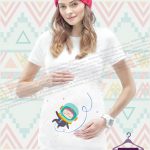 لباس بارداری طرح پسر فضانورد