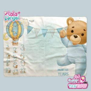 پارچه ماهگرد نوزاد طرح خرس