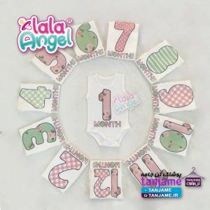 بادی نوزاد رکابی مدل گل