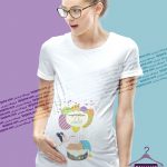 لباس بارداری طرح پسر بادکنکی